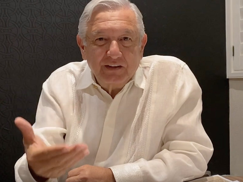 Ahora si pide AMLO a mexicanos quedarse en casa (video)