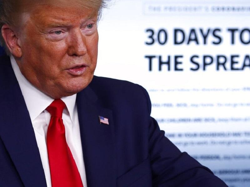 Pronostica Trump hasta 240 mil muertos por pandemia del coronavirus en EU