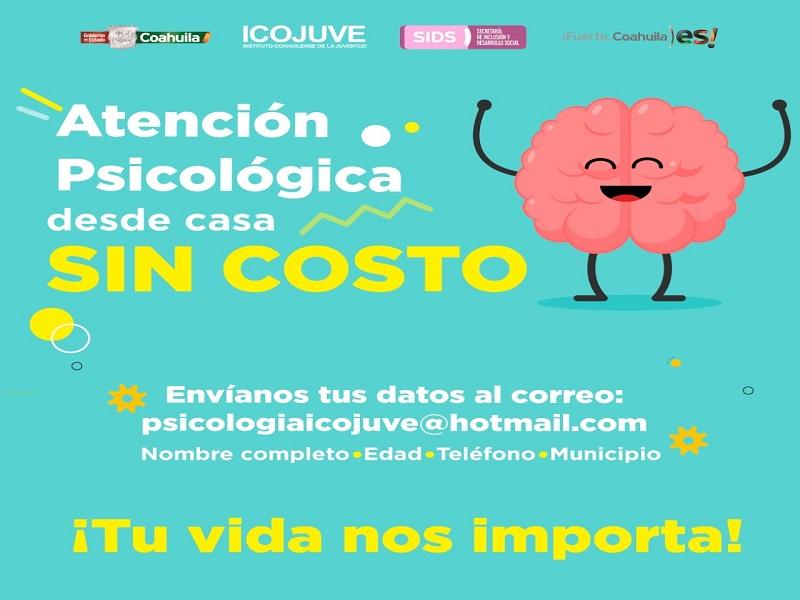 Ofrece Coahuila atenci&oacute;n psicol&oacute;gica a j&oacute;venes en cuarentena por coronavirus