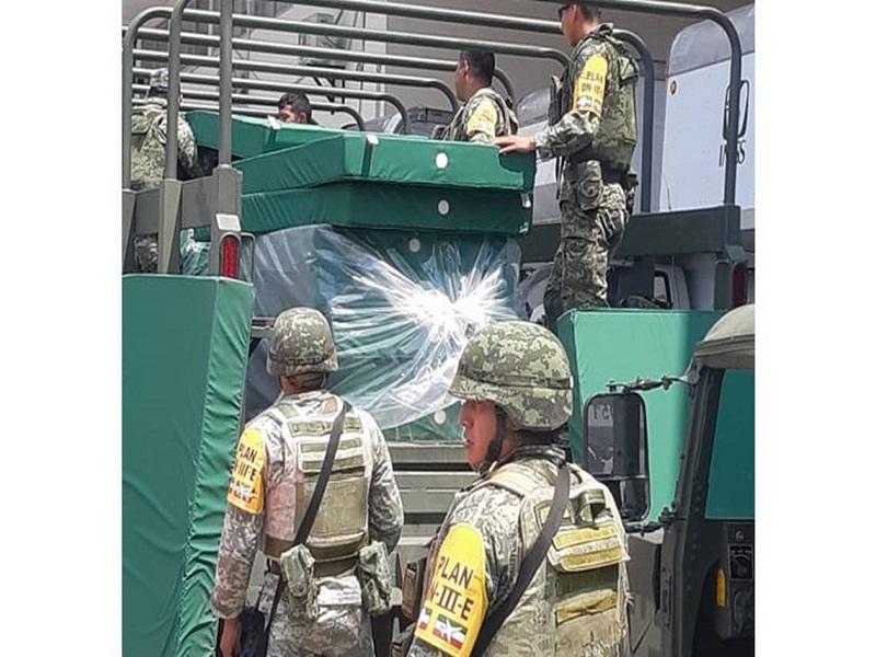 Ejército resguarda almacenes del IMSS para enfrentar pandemia del COVID-19