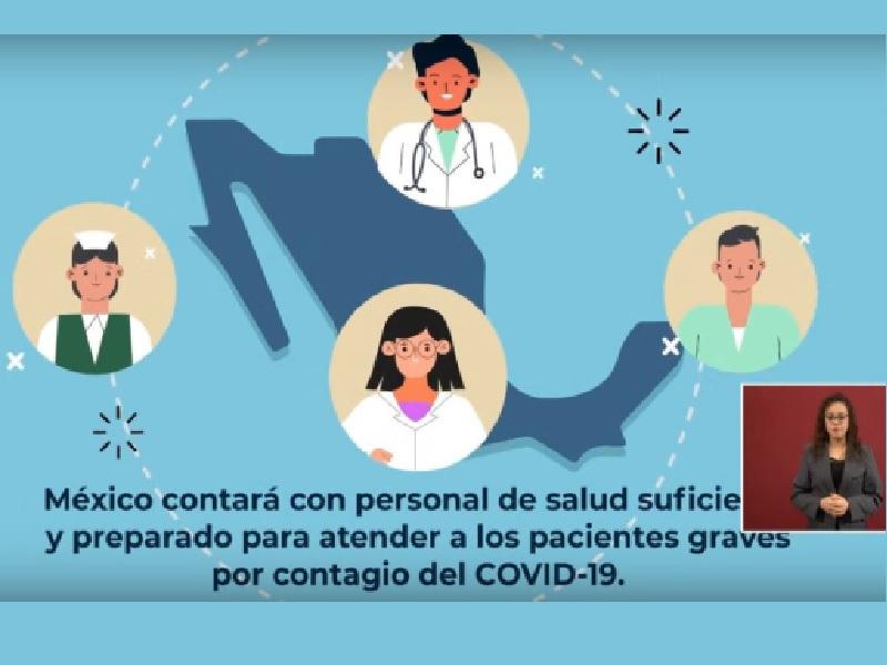 AMLO anuncia plataforma de capacitaci&oacute;n para enfrentar COVID-19 en M&eacute;xico