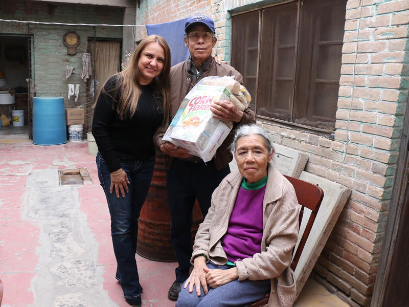 Entrega DIF Coahuila apoyos alimentarios a adultos mayores vulnerables por contingencia COVID-19
