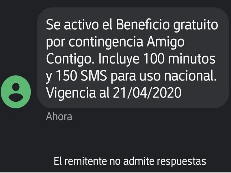 Ofrecen telef&oacute;nicas saldo gratis por contingencia