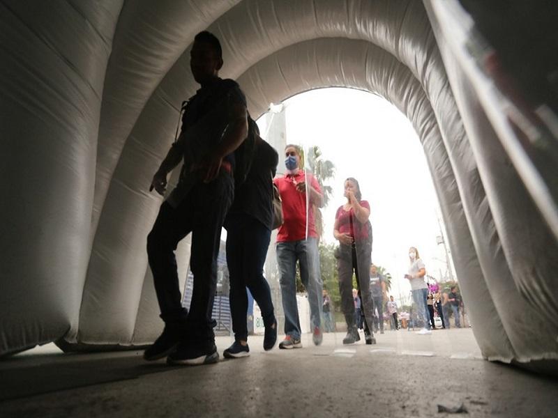 Suspenden cabinas sanitizantes en Nuevo Le&oacute;n