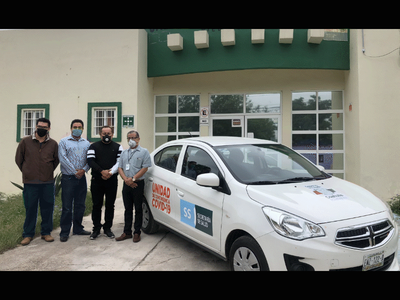 Designan autom&oacute;vil para &aacute;rea de Covid-19 en Hospital General de Piedras Negras