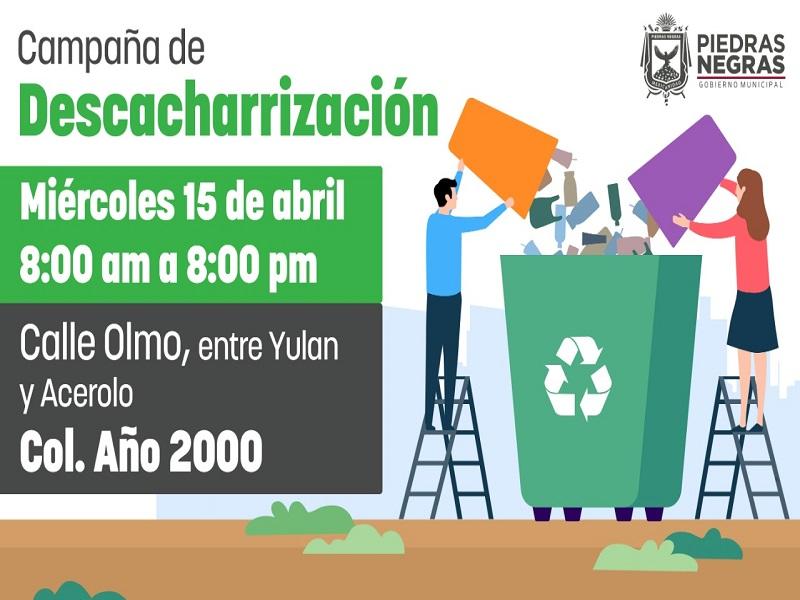 Reactiva Piedras Negras programa de descacharrizaci&oacute;n, reiniciar&aacute; en la colonia A&ntilde;o 2 Mil 