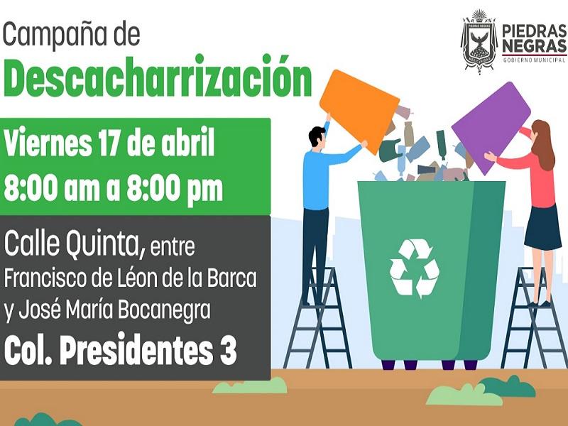 Retiraron 15 toneladas de cacharros en la colonia A&ntilde;o 2 Mil de Piedras Negras