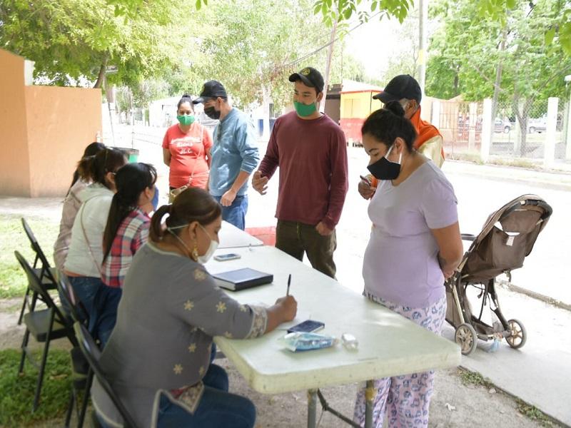 Fueron muchos los ciudadanos inscritos al programa alimentario por desempleo en Nava