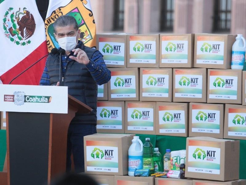 Inicia MARS entrega de 600 mil kits de limpieza en todo Coahuila