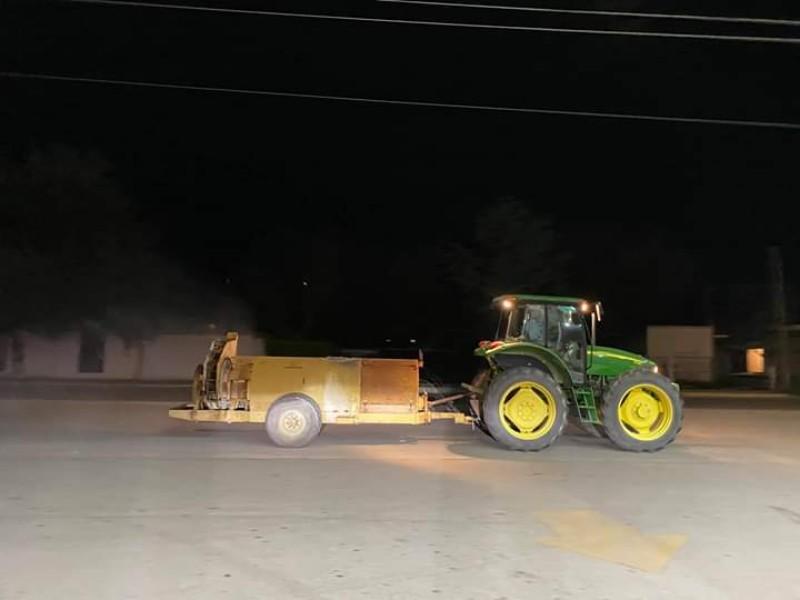 Han sido sanitizados m&aacute;s de 40 kil&oacute;metros en Allende