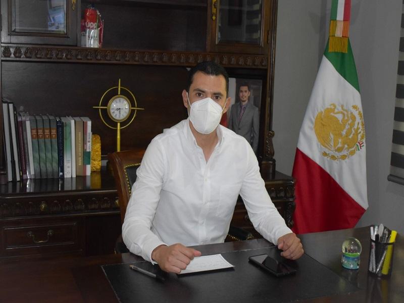 Exhorta alcalde de Nava a permanecer en casa ante la declaratoria de fase 3 por la pandemia del Covid-19