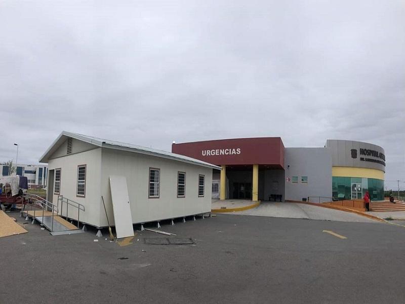 Concluye acondicionamiento de consultorio para atender casos de COVID-19 en el Hospital General (video)