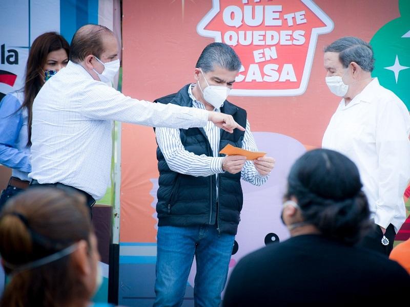 Entrega MARS apoyos alimenticios a familias de Piedras Negras