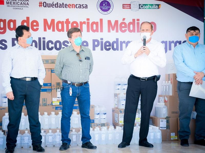 Entregan CBG y Constellation Brands lote de medicamentos a hospitales para atender a pacientes con COVID-19 (video)