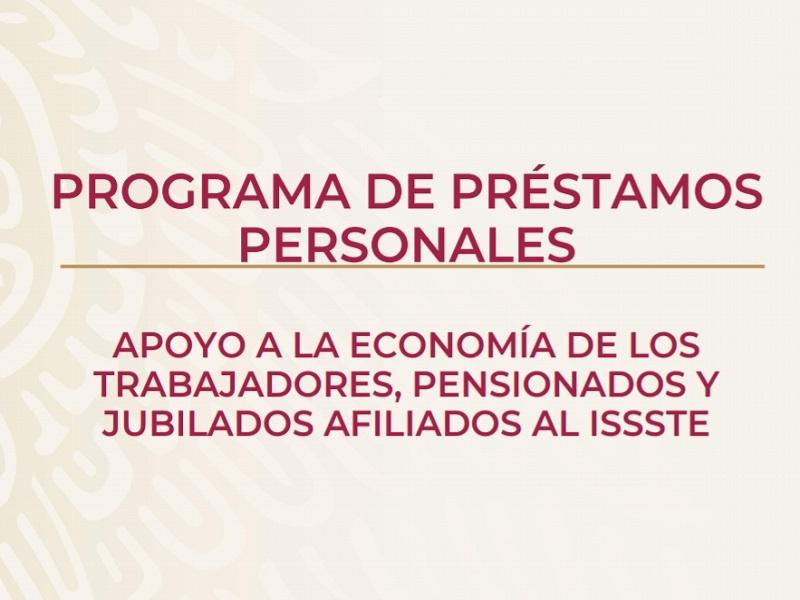 Lanza ISSSTE esquema de pr&eacute;stamos personales