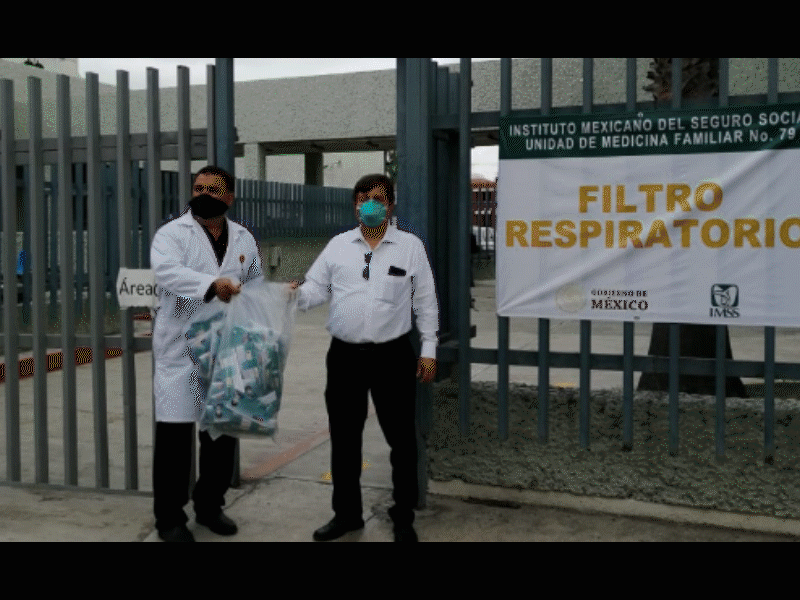 Reparte Salud cubrebocas N-95 a hospitales y Seguridad P&uacute;blica de Piedras Negras