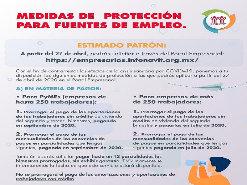 Otorga INFONAVIT pr&oacute;rrogas a PyMEs para proteger fuentes de empleo