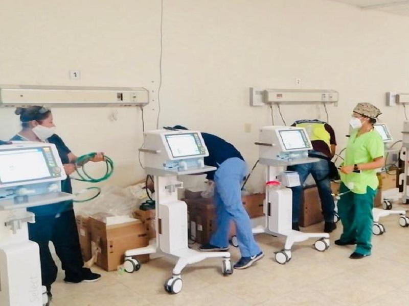 Garantiza Coahuila atenci&oacute;n especializada con equipo respiratorio por COVID-19