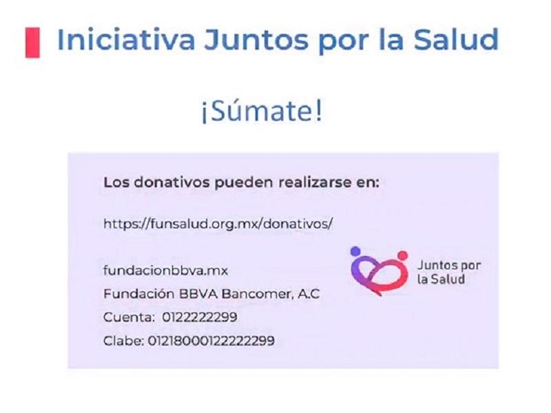 Presentan iniciativa del sector privado Juntos por la Salud, para enfrentar al Covid-19