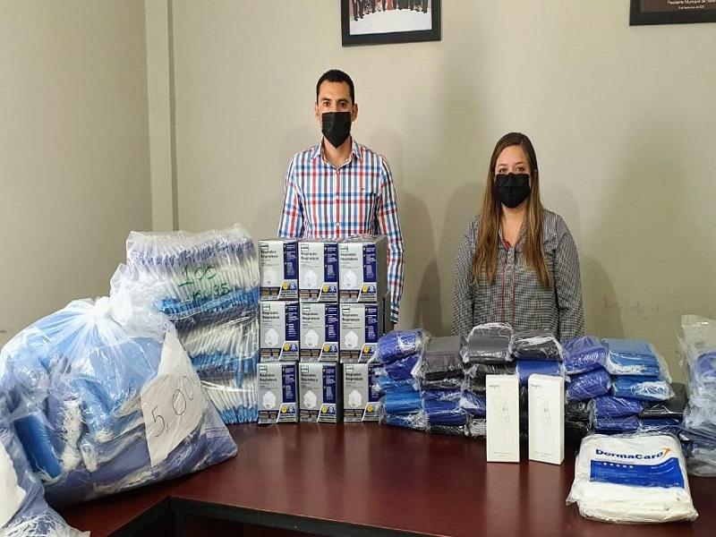 Alcalde de Nava entreg&oacute; insumos al centro de salud para enfrentar pandemia del COVID-19