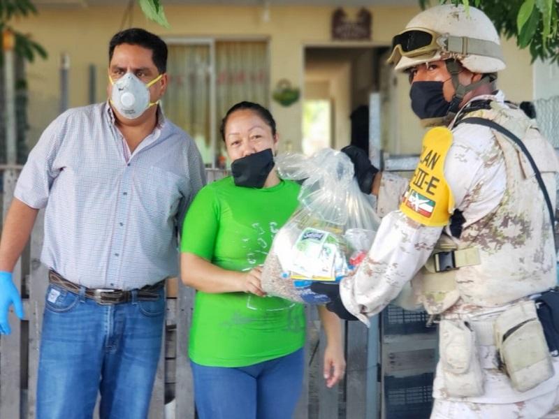 Inició la entrega de paquetes de limpieza y despensas para familias vulnerables en Morelos