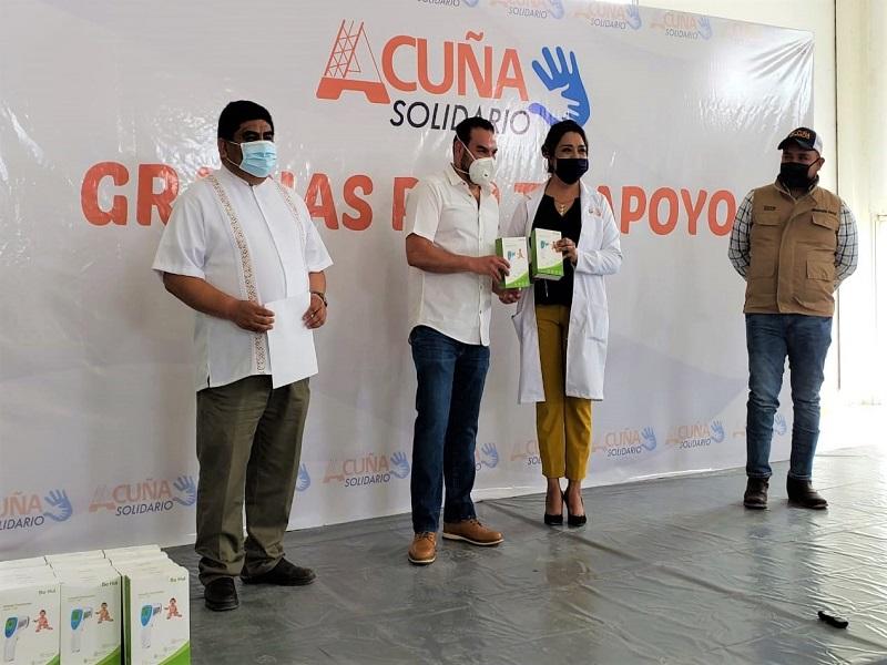 Recibe Acu&ntilde;a 15 term&oacute;metros infrarrojos parra enfrentar pandemia del COVID-19
