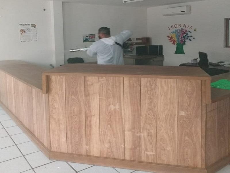 Sanitizan oficinas de la PRONNIF en la regi&oacute;n centro de Coahuila