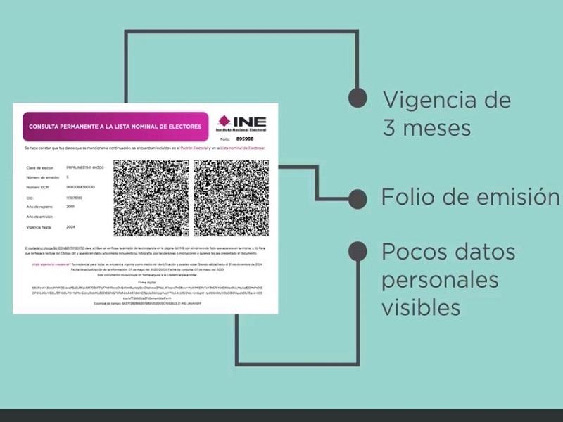 Crean Constancia de Identificación del INE para quienes no tienen credencial, se tramita en línea (VIDEO)