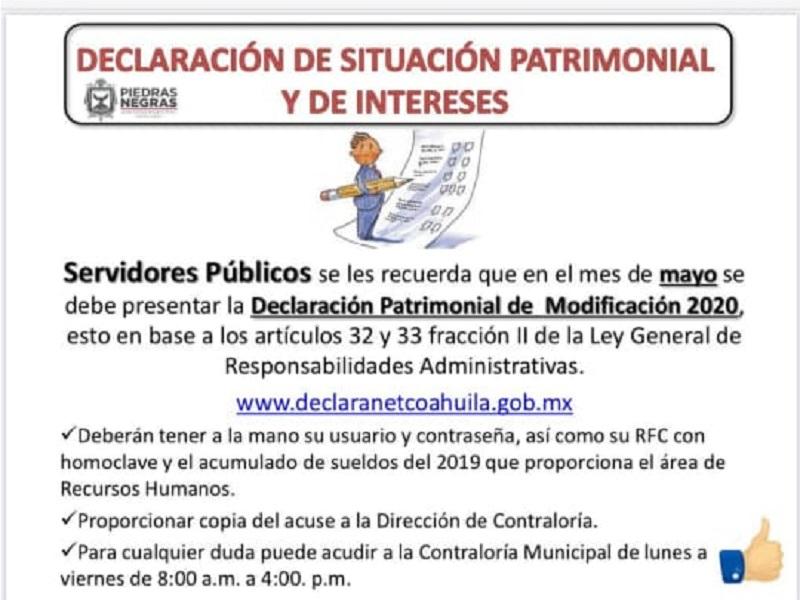 Solo el 30% de los trabajadores municipales ha cumplido con su declaraci&oacute;n patrimonial
