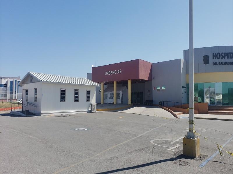 Hay dos accesos para el Hospital General para pacientes con enfermedades respiratorias y padecimientos generales (video) 