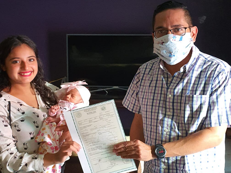 Sigue Registro Civil inscripción de nacimientos en cuarentena
