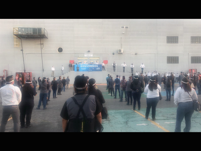 Bajo medidas propias de un hospital regresan a trabajar algunas maquiladoras de Piedras Negras 