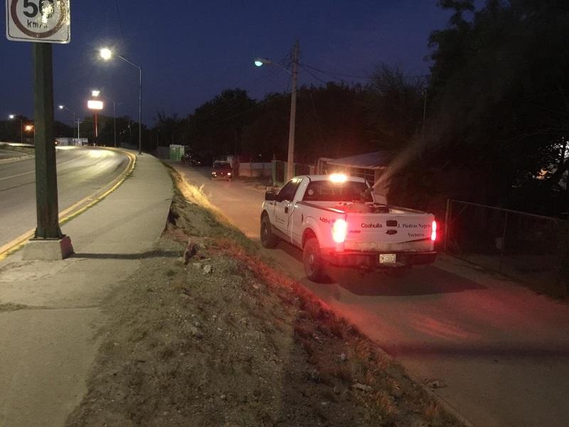 Inician fumigaciones en Piedras Negras