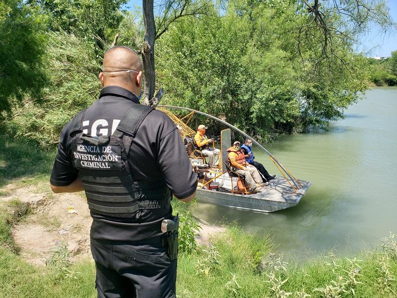 Rescatan a cuerpo de ahogado en el río Bravo en Piedras Negras