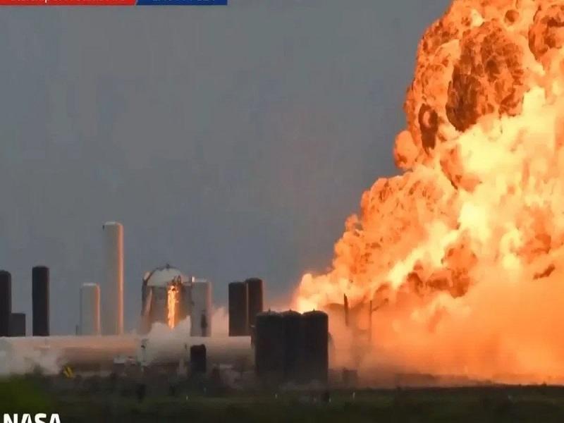 Explota en Texas prototipo de nave espacial de SpaceX durante una prueba
