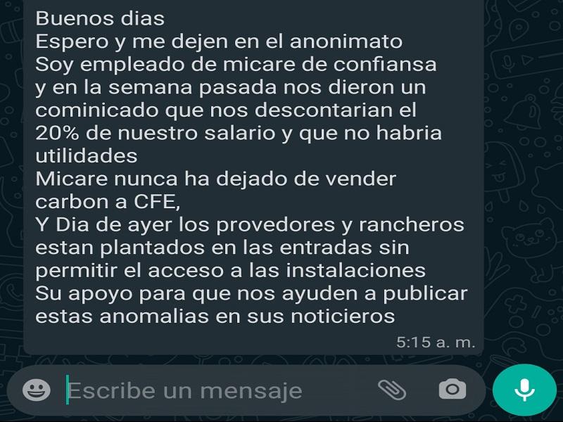 Aseguran que MICARE rebaj&oacute; sueldo a personal y no entreg&oacute; utilidades