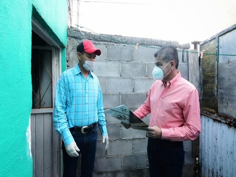 Lleva MARS escrituras a hogares de familias coahuilenses