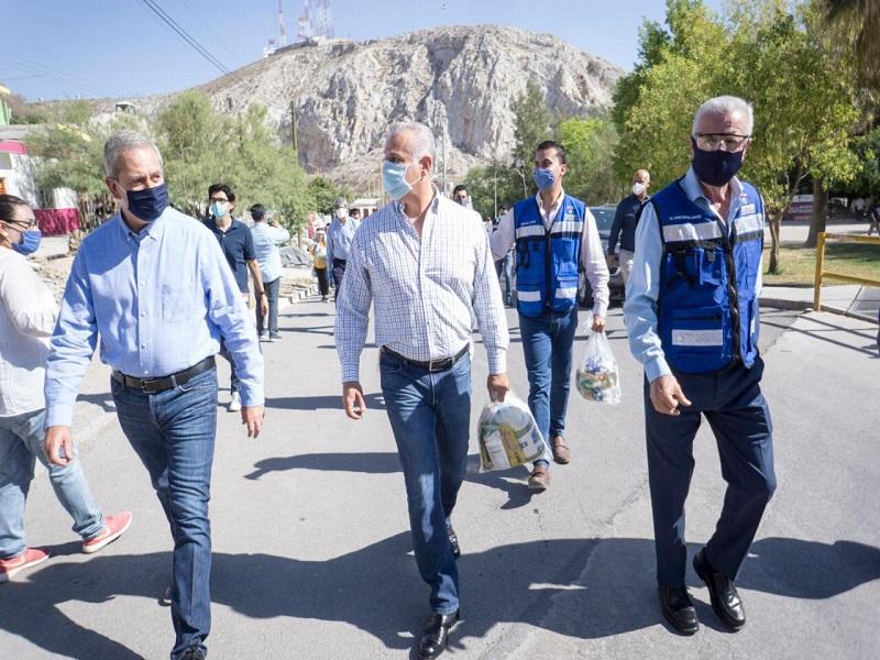 Reparte Coahuila mil 050 despensas y 150 kits de limpieza en Torre&oacute;n