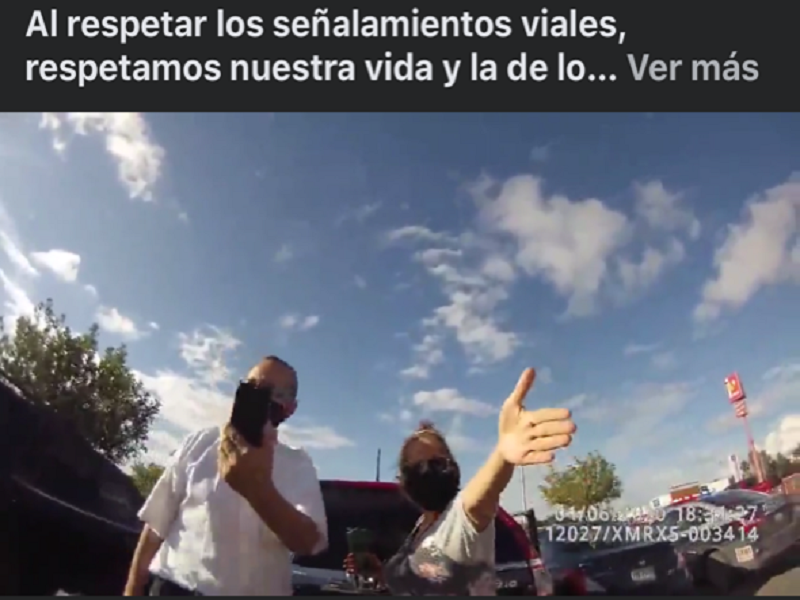 Se hace viral berrinche de conductor y acompa&ntilde;ante cuando les aplican infracci&oacute;n en Piedras Negras (VIDEO)