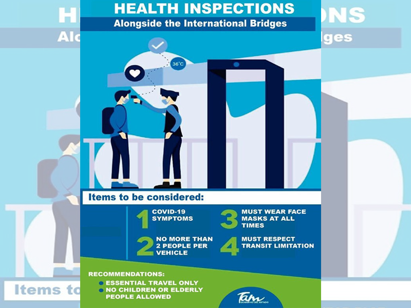 Endurecen restricciones de cruce de ciudadanos norteamericanos y residentes legales por la frontera de Nuevo Laredo
