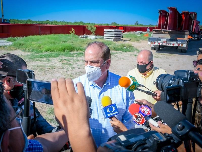 Este mes colocar&aacute;n las trabes met&aacute;licas en puente superior sobre v&iacute;as del Bulevar Rep&uacute;blica: CBG (video)