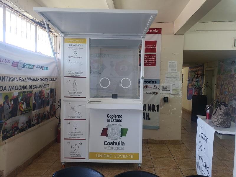 Llegan a Piedras Negras dos cabinas m&oacute;viles para la realizaci&oacute;n de pruebas COVID en colonias y empresas (video)