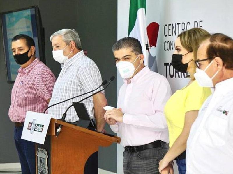 Truena Riquelme contra gobierno federal y contesta a López Gatell