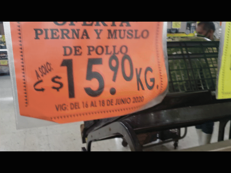 Baja de precio el kilo de pierna y muslo de pollo, cuesta $15.90 