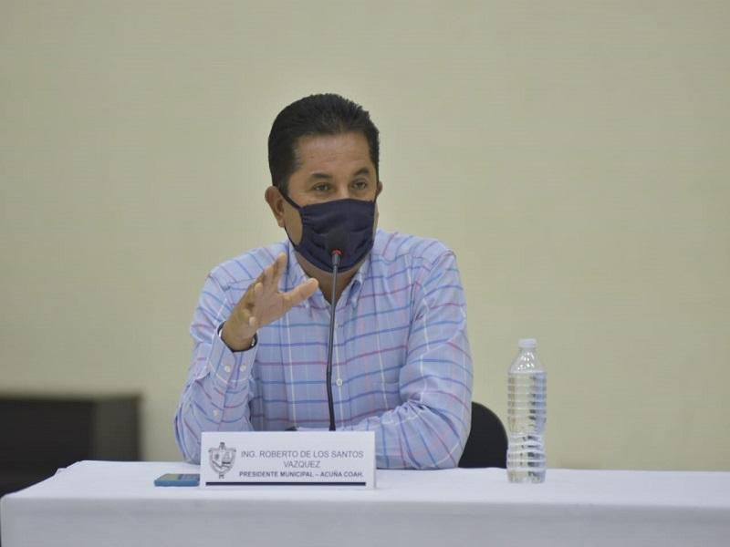 Autoridades de los tres niveles analizan situaci&oacute;n del COVID-19 en Acu&ntilde;a