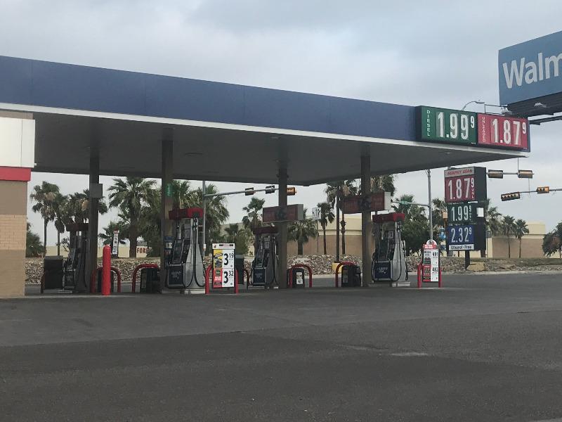 Subió 25 centavos el galón de gasolina en Eagle Pass, cuesta 1.87 dólares