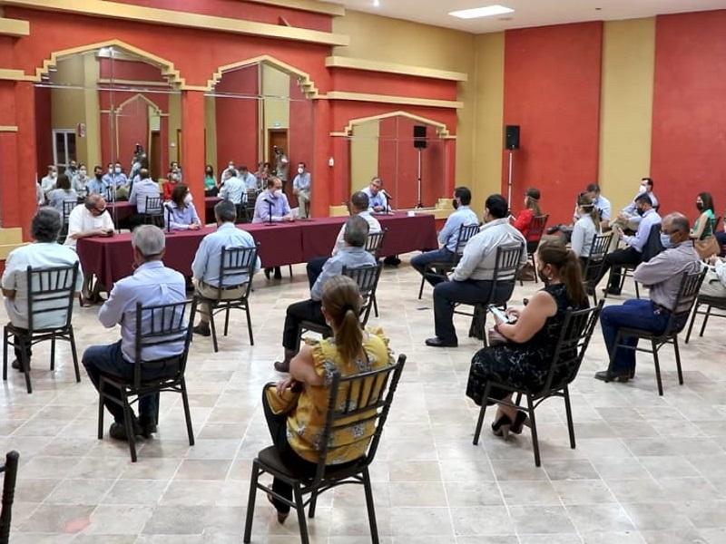 Pide Piedras Negras a comerciantes y empresarios sumar esfuerzos para aplanar la curva de contagios de coronavirus (video)