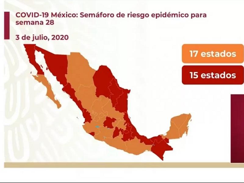 Coahuila debe aplicar máxima precaución, vuelve a rojo en semáforo epidemiológico