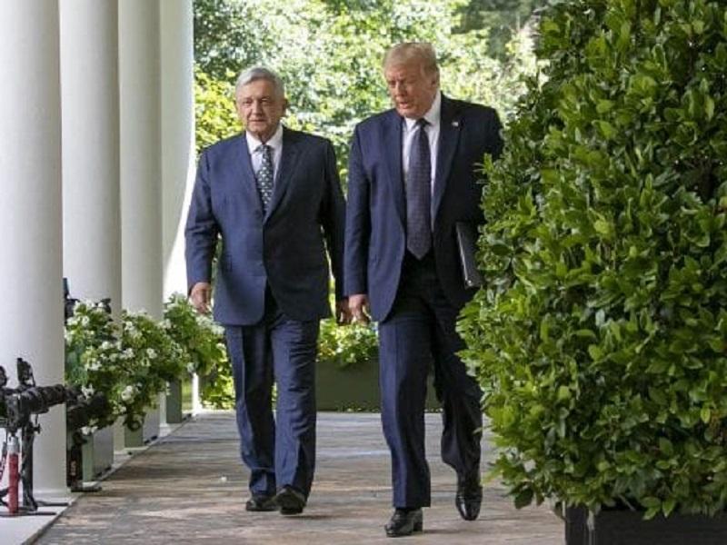 Fallaron los pron&oacute;sticos, no nos peleamos, somos amigos, reiteran AMLO y Trump en Washington