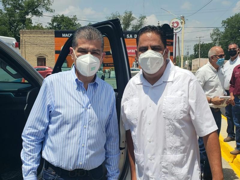 Alcalde de Morelos agradece inversión estatal para obras de pavimentación